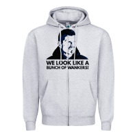 Heather Grey an unimpressed guenther steiner Zipper Hoodie - linhVisuals