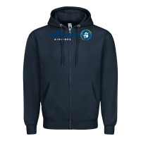 Navy alaska eskimo Zipper Hoodie - linhVisuals