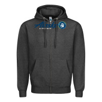 Charcoal Heather alaska eskimo Zipper Hoodie - linhVisuals