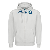 Dove Grey alaska eskimo Zipper Hoodie - linhVisuals