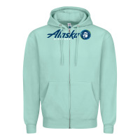 Seafoam alaska eskimo Zipper Hoodie - linhVisuals
