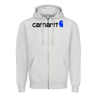 Dove Grey carhartt Zipper Hoodie - linhVisuals