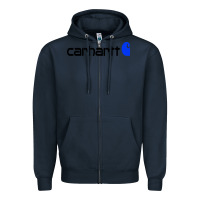 Navy carhartt Zipper Hoodie - linhVisuals