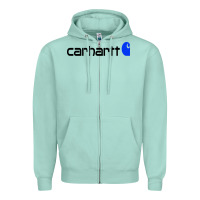Seafoam carhartt Zipper Hoodie - linhVisuals