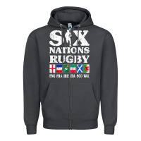Smoke rugby 6 nations england france ireland italy scotland wales t shirt Zipper Hoodie - linhVisuals