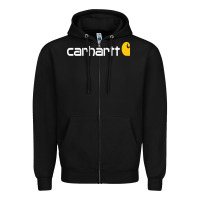 Black carhartt Zipper Hoodie - linhVisuals