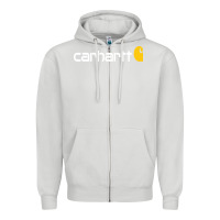 Dove Grey carhartt Zipper Hoodie - linhVisuals