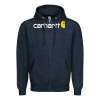 Navy carhartt Zipper Hoodie - linhVisuals