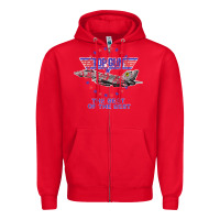 Red top gun the best of the best Zipper Hoodie - linhVisuals