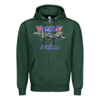 Sports Green top gun the best of the best Zipper Hoodie - linhVisuals