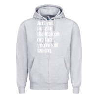 Heather Grey trending sarcastic adult humor Zipper Hoodie - linhVisuals