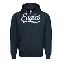 Navy eagles school sports fan team spirit mascot gift Zipper Hoodie - linhVisuals