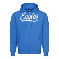 True Royal eagles school sports fan team spirit mascot gift Zipper Hoodie - linhVisuals