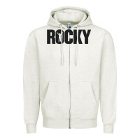Oatmeal Heather movie sport rocky Zipper Hoodie - linhVisuals