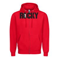 Red movie sport rocky Zipper Hoodie - linhVisuals