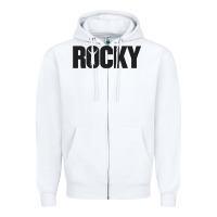 White movie sport rocky Zipper Hoodie - linhVisuals