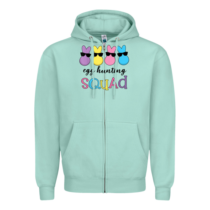 Easter Egg Hunting Squad Kindergarten Squad Girls Boys Kids Zipper Hoodie by linhVisuals | Teevron