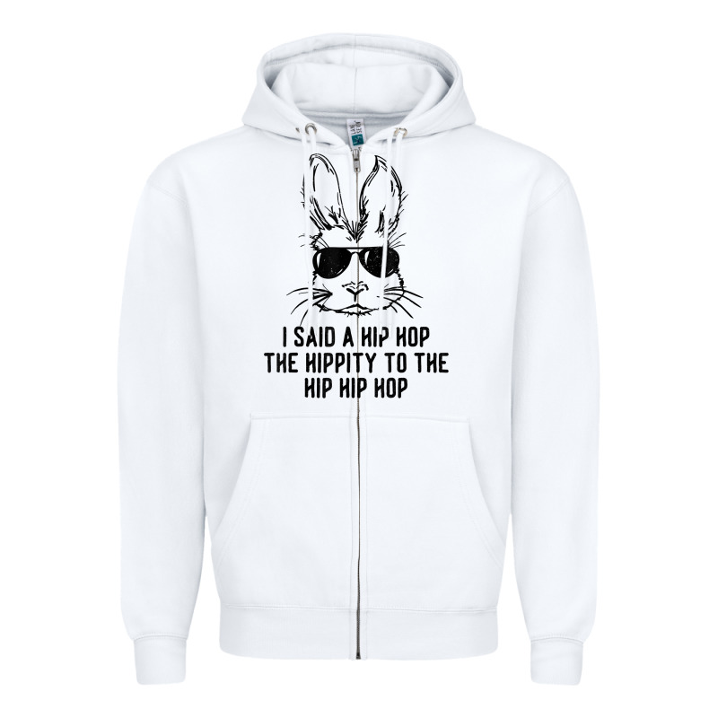 Sunglass Bunny Hip Hop Hippity  Easter Gift  Mens & Womens T Shirt Zipper Hoodie by linhVisuals | Teevron