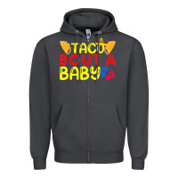 Smoke taco bout a baby pregnancy announcement cinco de mayo party t shirt Zipper Hoodie - linhVisuals