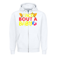 White taco bout a baby pregnancy announcement cinco de mayo party t shirt Zipper Hoodie - linhVisuals