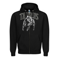 Black taurus zodiac sign horoscope may astrology t shirt Zipper Hoodie - linhVisuals