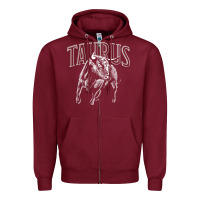 Burgundy taurus zodiac sign horoscope may astrology t shirt Zipper Hoodie - linhVisuals