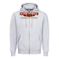 Heather Grey firehouse subs Zipper Hoodie - linhVisuals