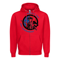 Red american patriot Zipper Hoodie - linhVisuals