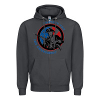Smoke american patriot Zipper Hoodie - linhVisuals
