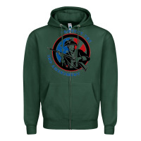 Sports Green american patriot Zipper Hoodie - linhVisuals