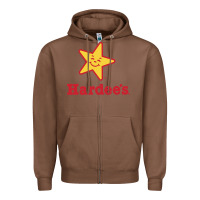 Chestnut hardee's Zipper Hoodie - linhVisuals
