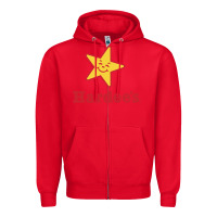 Red hardee's Zipper Hoodie - linhVisuals