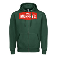 Sports Green papa murphy's Zipper Hoodie - linhVisuals