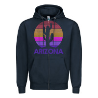 Arizona   Vintage Retro Cactus Souvenir Gift T Shirt Zipper Hoodie | Teevron