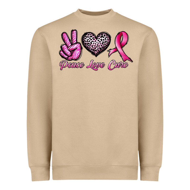 Peace Love Cure Heavyweight Sweatshirt by JahusDesignShop | Teevron