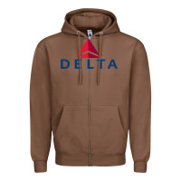 Chestnut DELTA Zipper Hoodie - linhVisuals