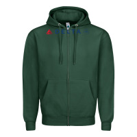 Sports Green DELTA SKY TEAM Zipper Hoodie - linhVisuals