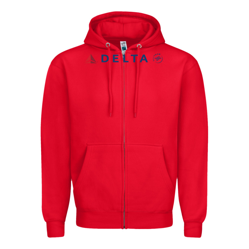 Delta Sky Team Zipper Hoodie by linhVisuals | Teevron