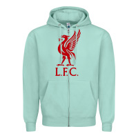 Seafoam LIVERPOOL TEAM Zipper Hoodie - linhVisuals