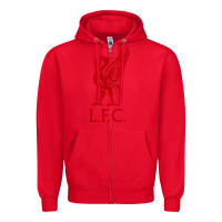 Liverpool Team Zipper Hoodie | Teevron