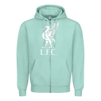 Seafoam LIVERPOOL CLUB Zipper Hoodie - linhVisuals