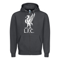 Smoke LIVERPOOL CLUB Zipper Hoodie - linhVisuals
