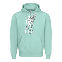 Seafoam LIVERPOOL CLUB POPULAR Zipper Hoodie - linhVisuals