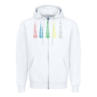 White tally hall ties Zipper Hoodie - linhVisuals