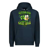 Navy everybody in the pub getting tipsy artiststas Premium Hoodie - Artiststas