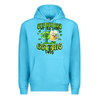 Ocean Blue everybody in the pub getting tipsy artiststas Premium Hoodie - Artiststas