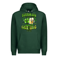 Sports Green everybody in the pub getting tipsy artiststas Premium Hoodie - Artiststas