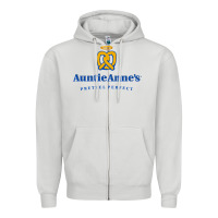 Dove Grey auntie anne's Zipper Hoodie - linhVisuals