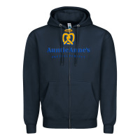Navy auntie anne's Zipper Hoodie - linhVisuals