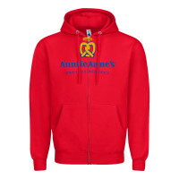 Red auntie anne's Zipper Hoodie - linhVisuals